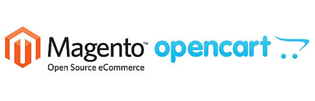 Magento und OpenCart Logos