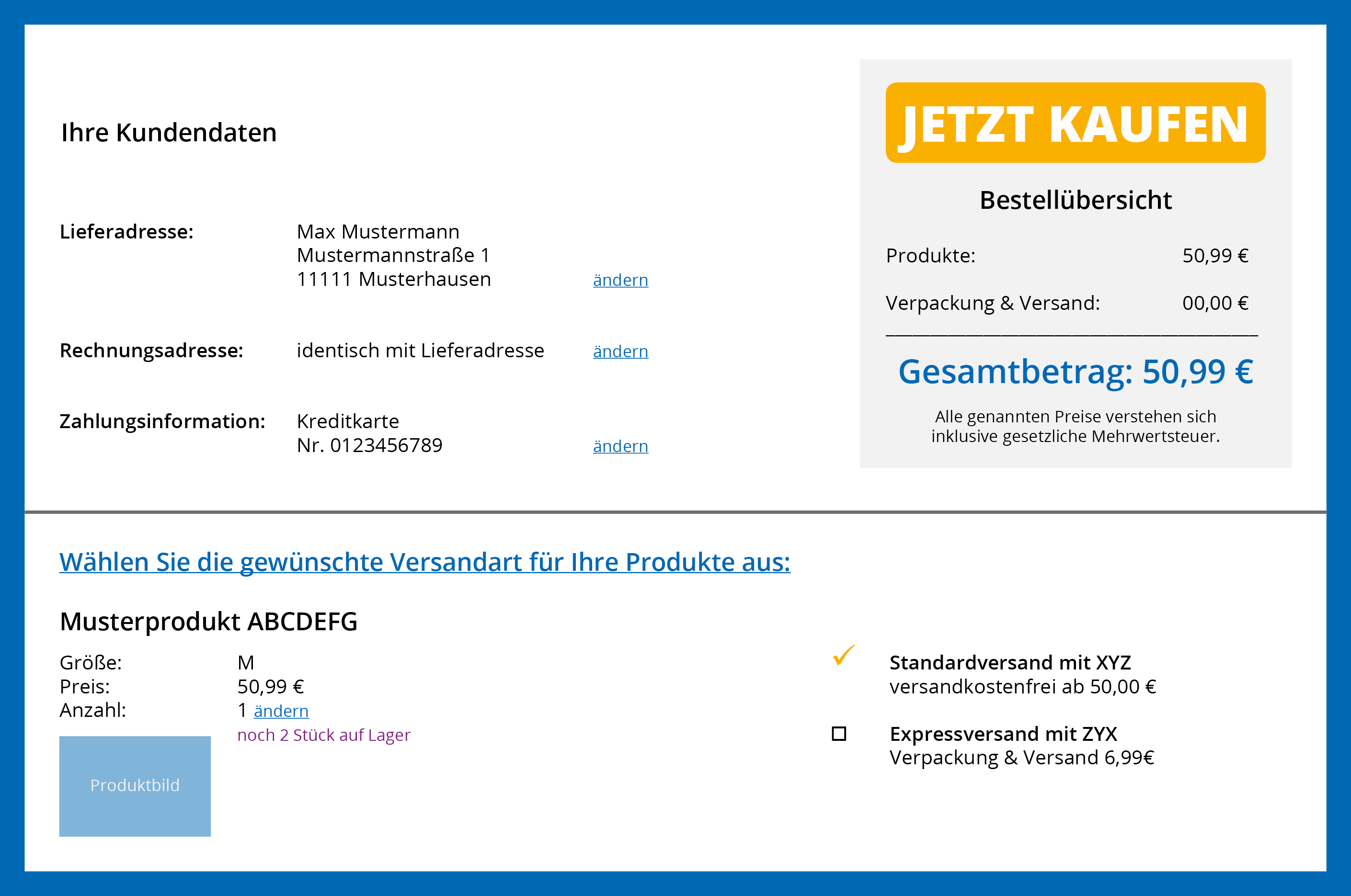 Bespiel für einen Call to Action Button im Rahmen der Conversion Optimierung